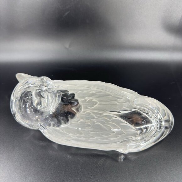 Shannon Crystal Duck Lidded Mallard Candy Dish Frosted Accents by Godinger Clear - Picture 13 of 16